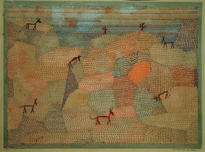 Táj szamarak alkotó: Paul Klee