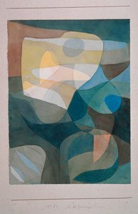 Fénytágítás I, 1929. alkotó: Paul Klee