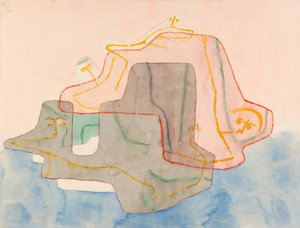 Egy sziget mítosza, 1930. alkotó: Paul Klee