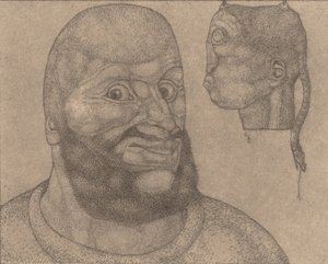 Perseus Wit diadalmaskodott a bánat felett [Perseus-The Triumph of Brain over Body], 1904. alkotó: Paul Klee