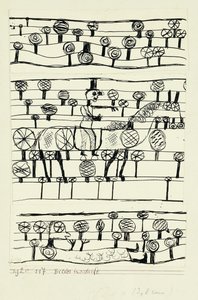 képírás; Képek felirat alkotó: Paul Klee
