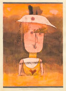 P. asszony portréja délen alkotó: Paul Klee