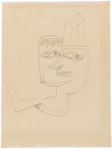 Egy menő nő portréja, 1919. alkotó: Paul Klee