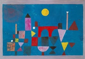 Vörös híd. 1928 alkotó: Paul Klee