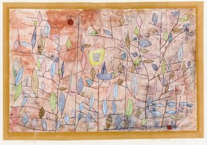 Ritka lombozat; Sparlich Belaubt alkotó: Paul Klee