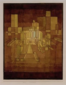 Város perspektívája alkotó: Paul Klee