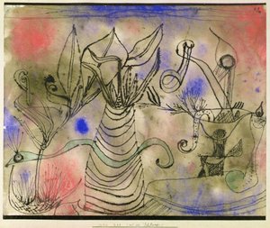 Csendélet kígyóval alkotó: Paul Klee