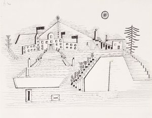 Nyári Palota Beride-ben; Nyári palota Beride közelében alkotó: Paul Klee