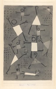 Tänze vor Angst Félelem okozta táncok, 1938. alkotó: Paul Klee