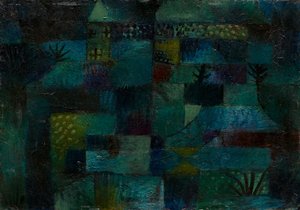 Teraszos kert, 1920. alkotó: Paul Klee