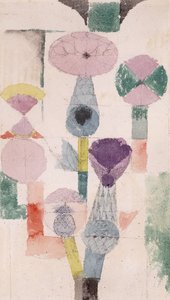Bogáncsvirágzás; Distelblute alkotó: Paul Klee