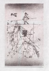 Kötéltáncos, 1923. alkotó: Paul Klee