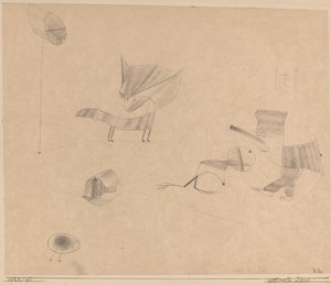 Megbabonázott állatok alkotó: Paul Klee