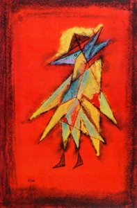 Visionary Birdman, 1930 körül (olaj, vászon) alkotó: Paul Klee