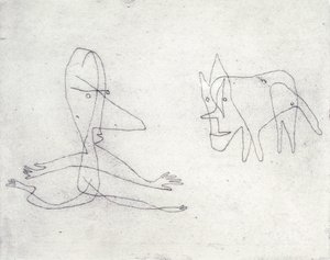 Miért fut? alkotó: Paul Klee