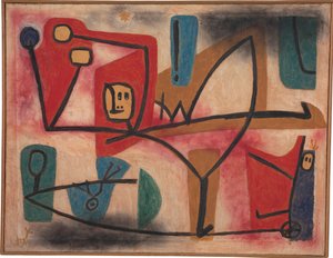 Önfejűség, 1939. alkotó: Paul Klee