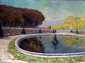 The Grand Bassin (olaj, vászon) alkotó: Paul Leduc