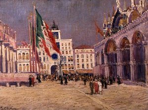 Fesztiválnap, 1925 körül (olaj, vászon)