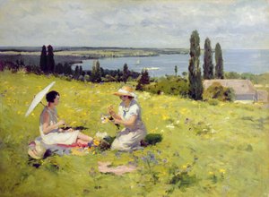 Virágszedés (olaj, vászon)