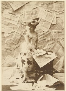 [Mlle Beaumaine, Théâtre des Variétés] alkotó: Paul Nadar