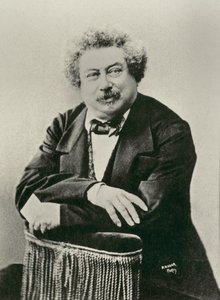 Alexandre Dumas Père portréja (fénykép) alkotó: Paul Nadar