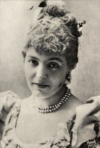 Emilie Mily Meyer portréja (fotó) alkotó: Paul Nadar