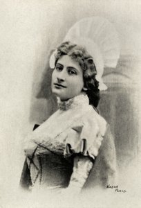 Lucienne Breval portréja (fénykép) alkotó: Paul Nadar