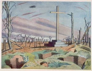 Egy kanadai emlékmű, a British Artists at the Front, A nyugati front folytatása, harmadik rész, Paul Nash alkotó: Paul Nash
