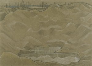 Egy Shell-kráter alkotó: Paul Nash