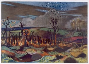 Légiharc a Wytschaete-nél, a British Artists at the Fronttól, A nyugati front folytatása, harmadik rész, Paul Nash alkotó: Paul Nash