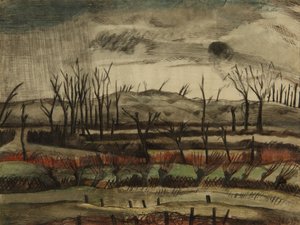 Kietlen táj, Ypres Salient alkotó: Paul Nash