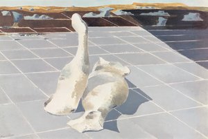 Találkozás a délutáni órákban alkotó: Paul Nash