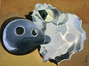 Két tárgy találkozása alkotó: Paul Nash