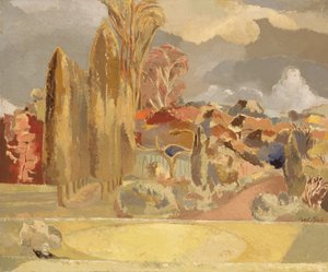 Michaelmas tájkép alkotó: Paul Nash