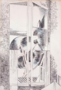 Riviera ablak absztrakt alkotó: Paul Nash