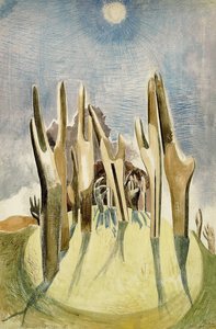 Fa a hegyen alkotó: Paul Nash