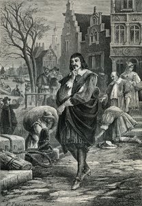 René Descartes Amszterdamban alkotó: Paul Phillipoteaux