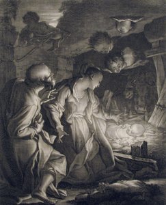 Születés, 1727., 1727. alkotó: Paul Ponce Antoine Robert