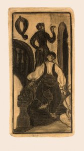 Lépcsőház egy fogadóban, Baszkföldön alkotó: Paul Elie Ranson