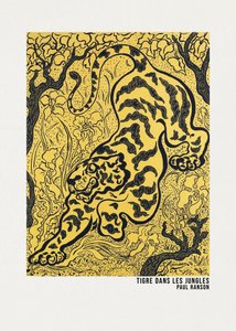 Tigris a dzsungelben poszter alkotó: Paul Ranson