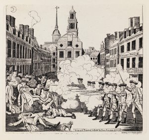 A véres mészárlás alkotó: Paul Revere