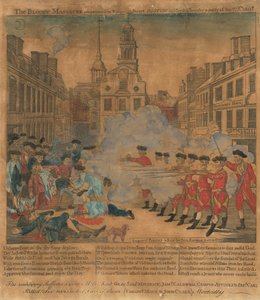 A bostoni mészárlás alkotó: Paul Revere, after Henry Pelham