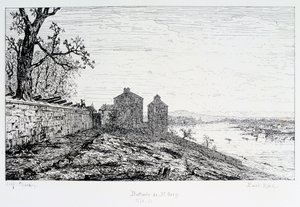 St Ouen akkumulátora, Párizs ostroma, 1870-1871 alkotó: Paul Roux
