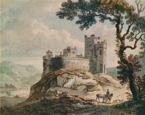 Egy régi kastély, 1764 alkotó: Paul Sandby