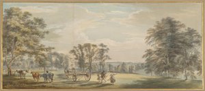 Hajnal a Luton Parkban alkotó: Paul Sandby