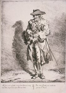 Flint és acél eladó, Cries of London, 1760 alkotó: Paul Sandby