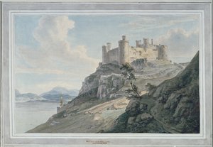 Harlech kastély alkotó: Paul Sandby