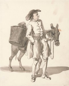 London Cries: Boy with a Donkey alkotó: Paul Sandby