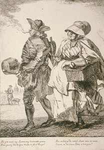 Két kanál eladó, Cries of London, 1760 alkotó: Paul Sandby