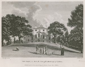 West Combe, Kentben, Lothian márkinőjének székhelye. alkotó: Paul Sandby